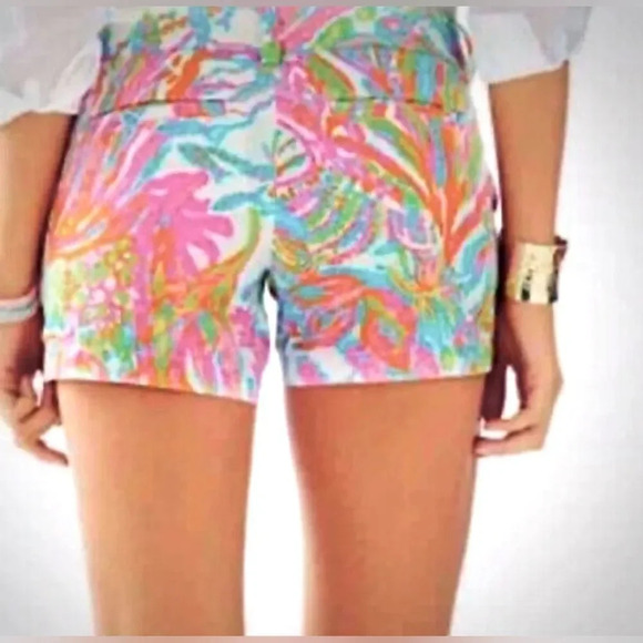 EUC Lilly Pulitzer Scuba to Cuba Callahan shorts 00 Palm Royale - Picture 3 of 9